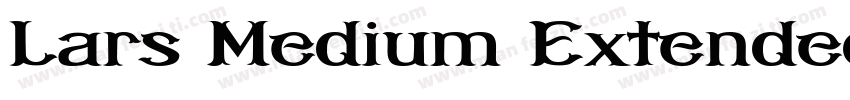 Lars Medium Extended字体转换